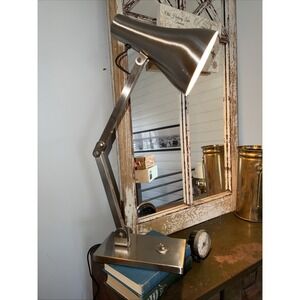 Vintage‎ Modern Thomas Obrian Table/desk Lamp Brushed Nickel GW9921